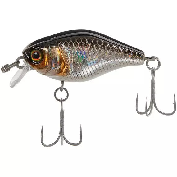 Воблер Jackall Chubby Magnum 50F SR 50mm 8.3g HL Silver & Black, фото 
